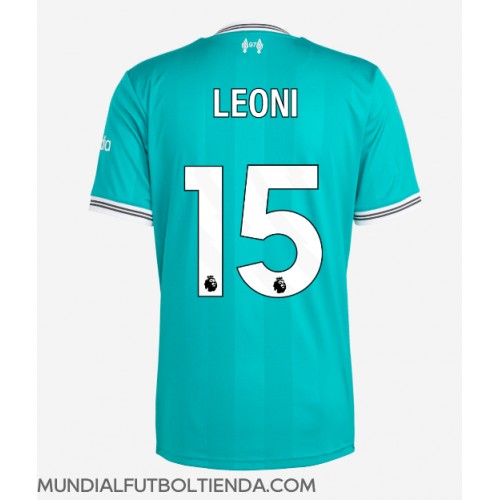 Camiseta Liverpool Giovanni Leoni #15 Tercera Equipación Replica 2025-26 mangas cortas